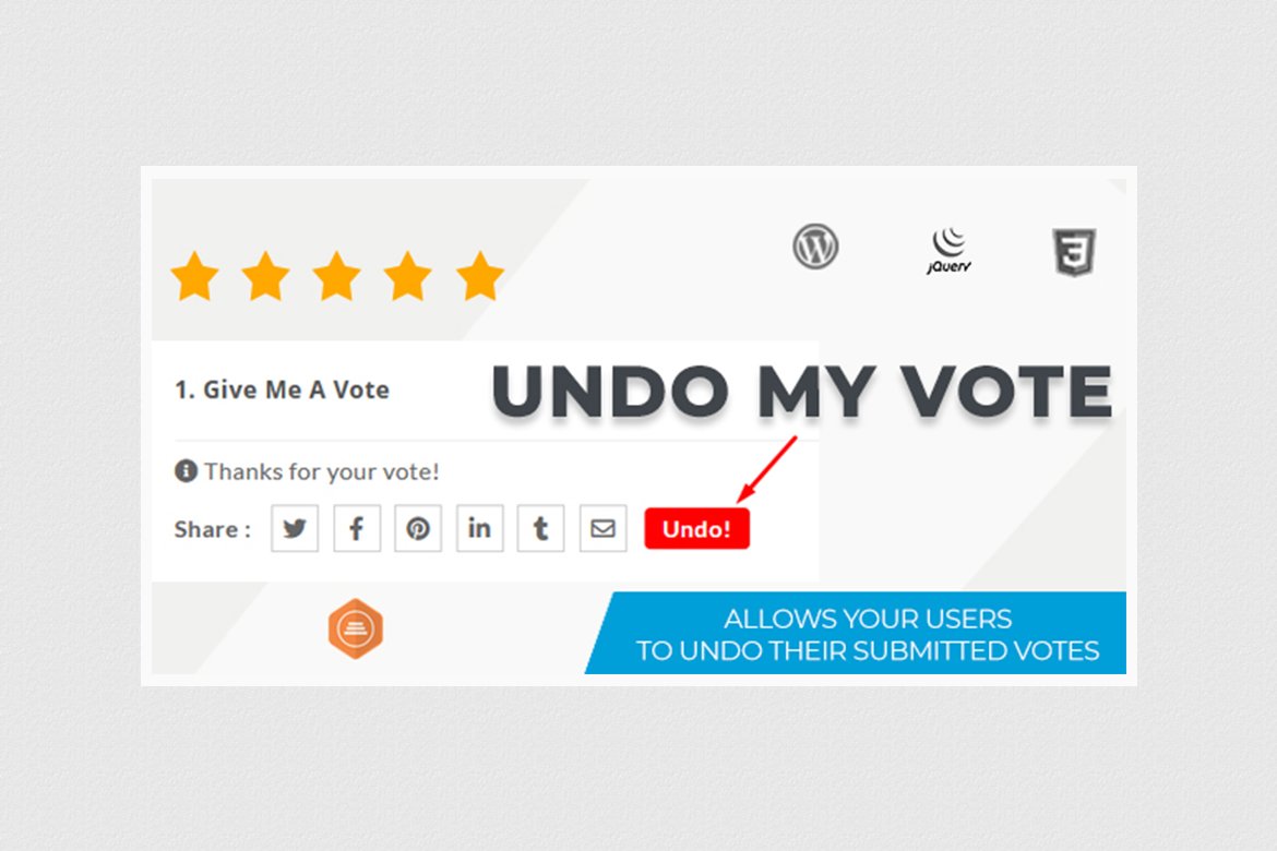 Undo My Vote Addon For BWL Pro Voting Manager Preview Image
