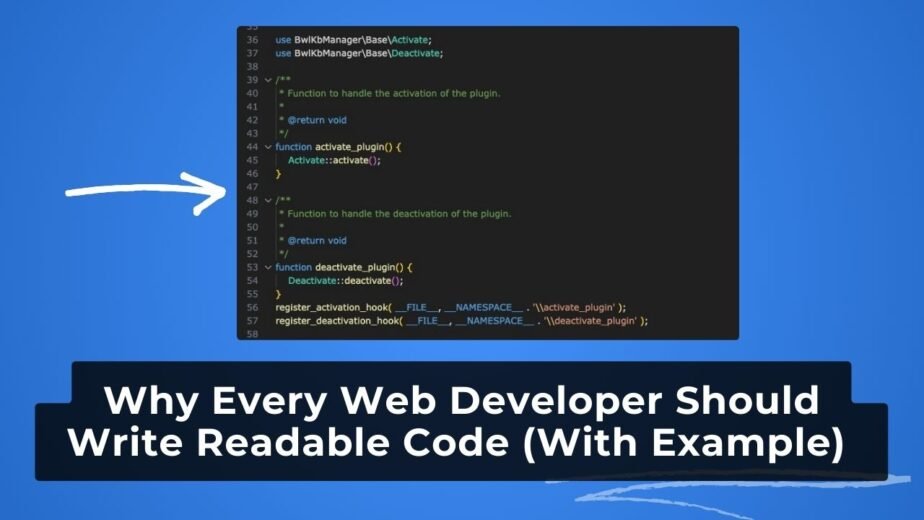 Why Every Web Developer Should Write Readable Code (With Example)